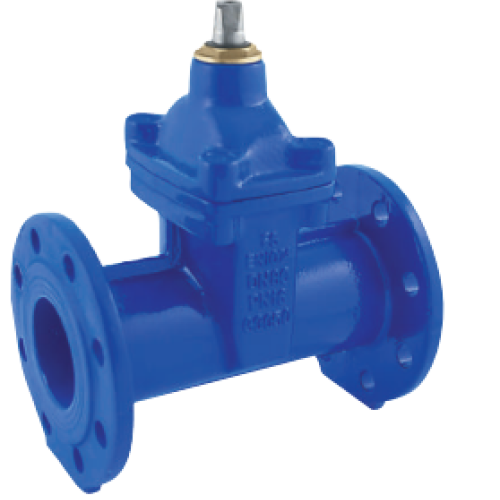 Saracinesca corpo ovale a cuneo gommato