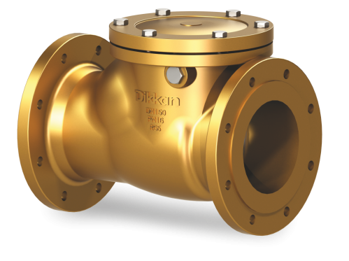 Bolted bonnet swing check valve