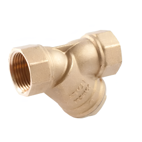 Filtro a "Y" filettato ottone