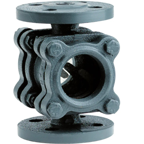 Indicatore di passaggio in ghisa flangiato