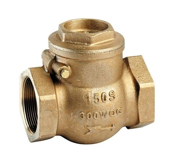 Bronze/bronze threaded swing check valve
