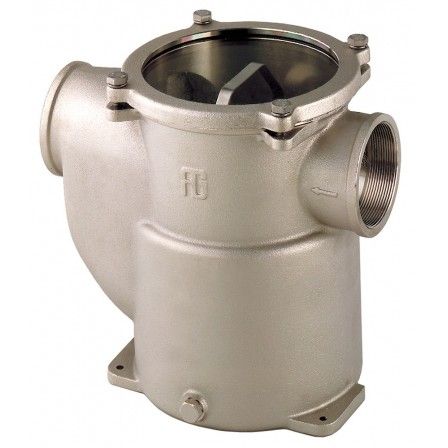 Water strainer "Mediterraneo" series with polycarbonate cover